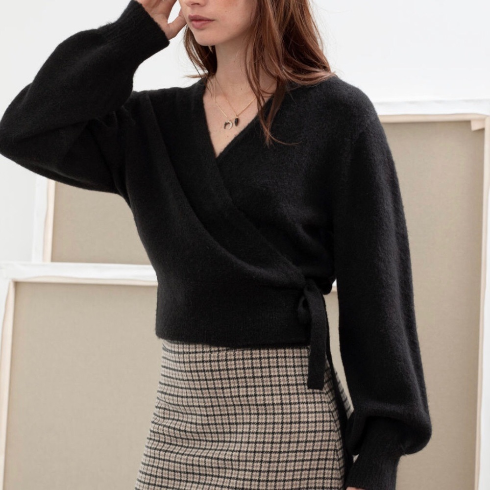 & Other Stories Wrap Cardigan